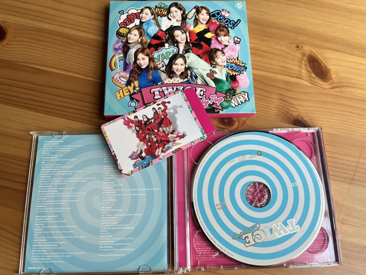 Twice Candy Pop Version A Limited Edition CD DVD Card (Warner
