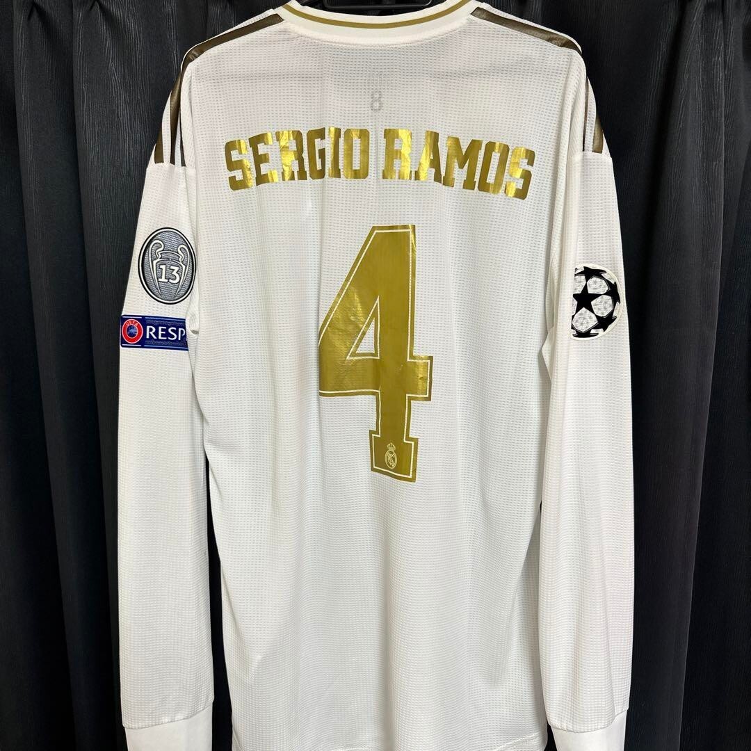 Player Issue Sergio Ramos Real Madrid 19/20 UCL Long Sleeve Jersey
