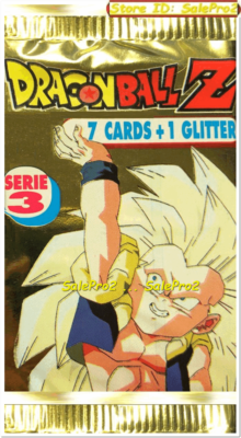 DRAGONBALL Z 1989 SERIE 3 GOLD + RARE GLITTER GUARANTEED TCG