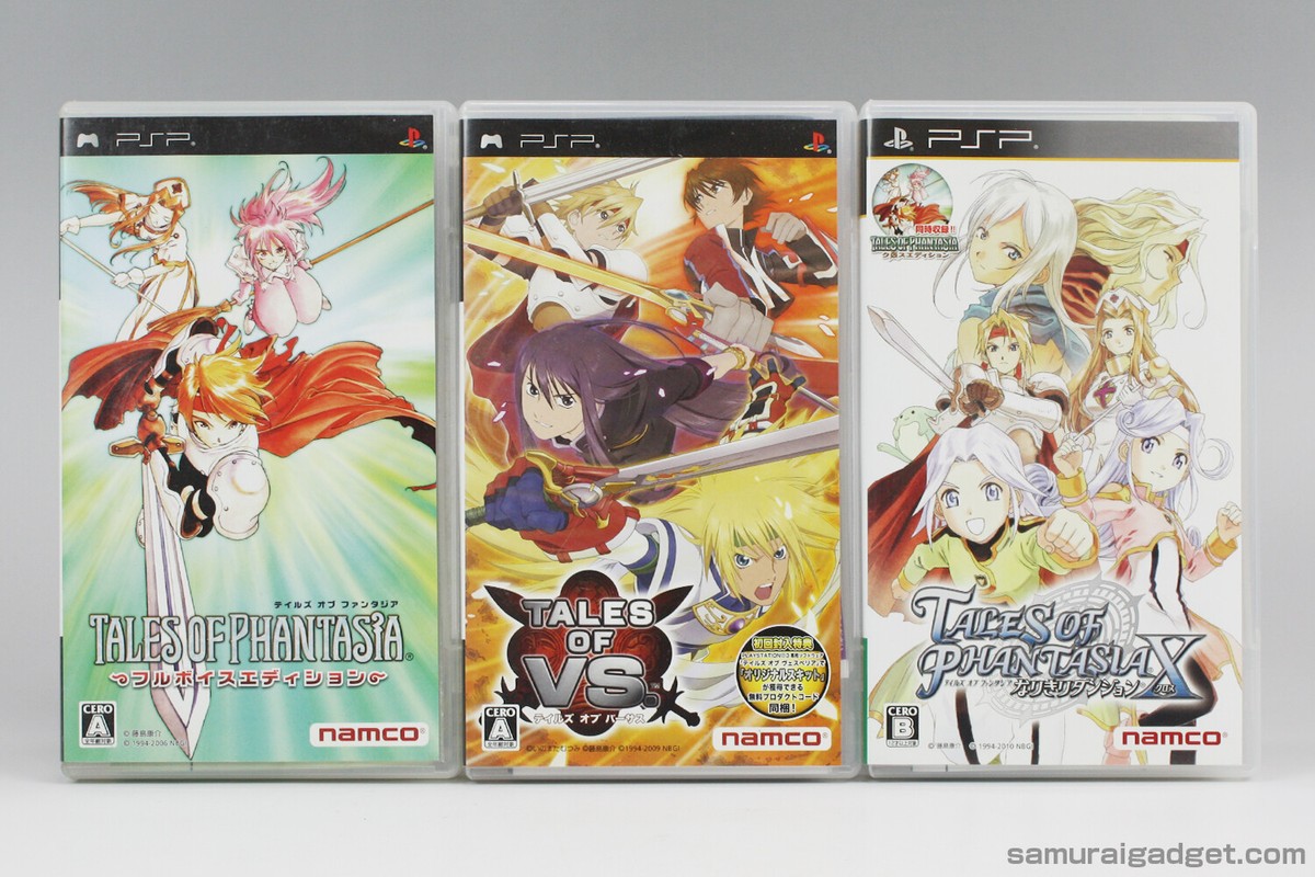 Tales Of Phantasia & Tales Of VS.(3Games)PSP [Japan Import