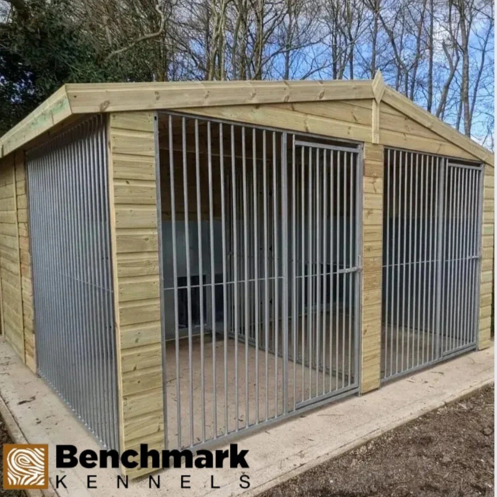 Double Dog Kennel 10 x 8 ft/ Cattery | eBay