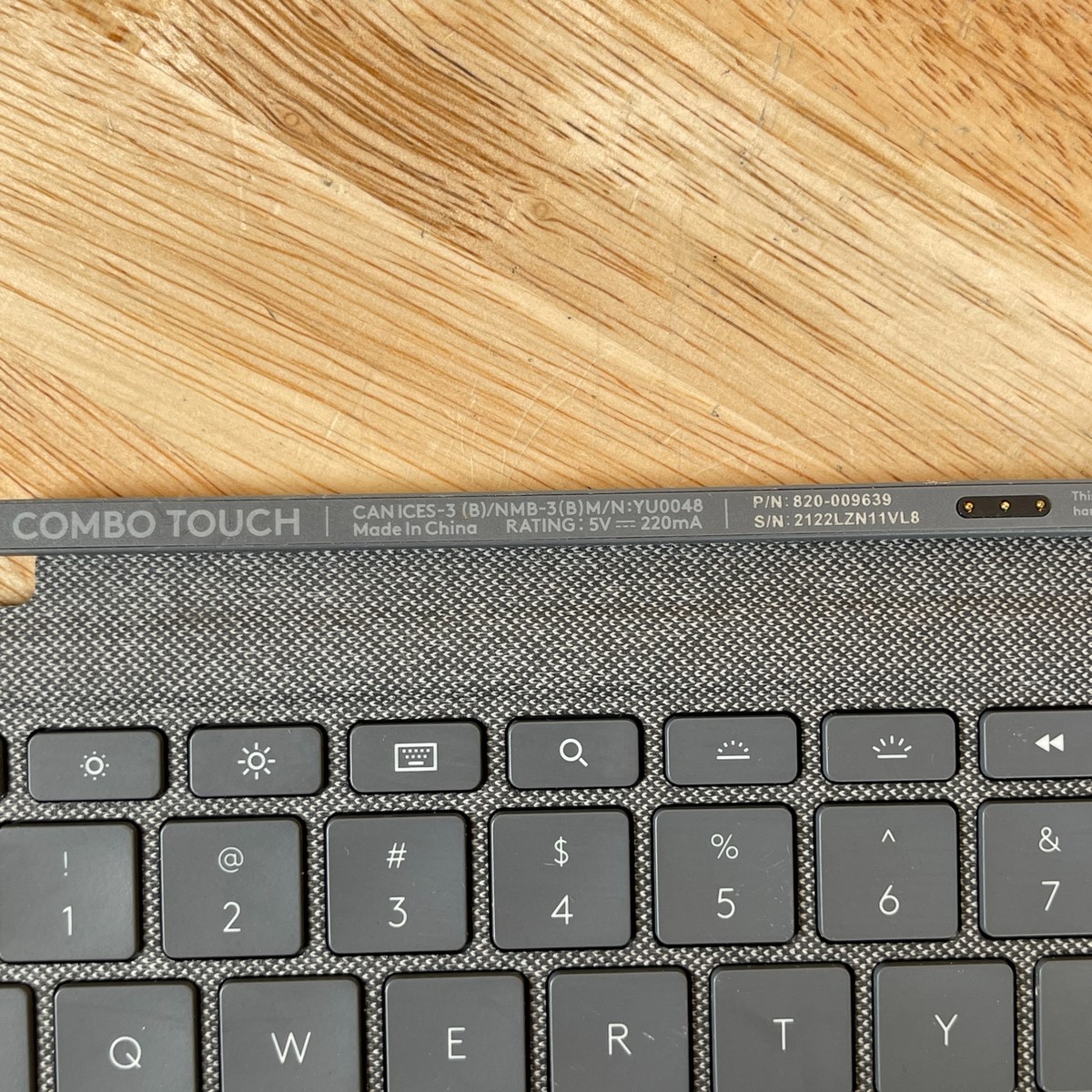 Logitech Combo Touch YU0048 Detachable Backlit Keyboard Case For