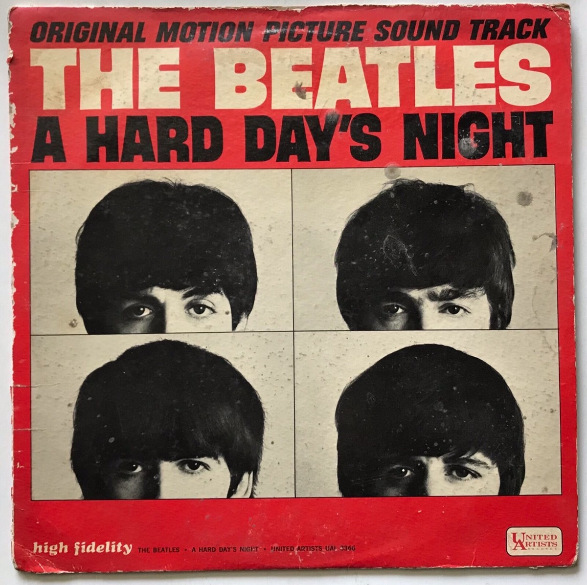 The Beatles - A Hard Day's Night - 1964 - Vinyl LP FIRST PRESS