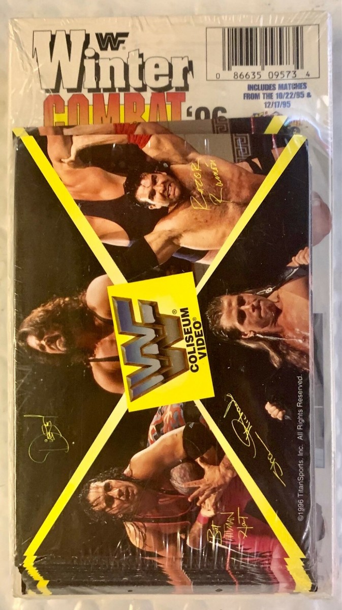 WWF Winter Combat '96 (VHS,1996) Limited Edn w Stack of
