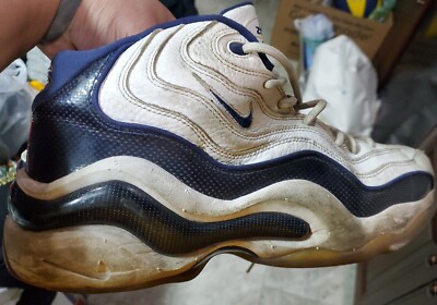 NIKE AIR ZOOM FLIGHT 96 PENNY JASON KIDD OLYMPIC WHITE NAVY BLUE