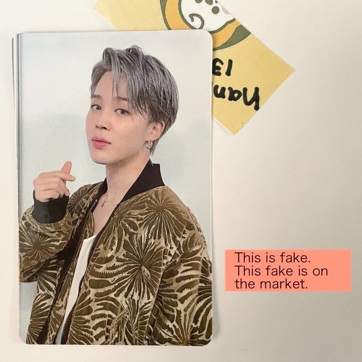 BTS JIMIN MEMORIES OF 2018 Official Photocard With mount Blu-ray