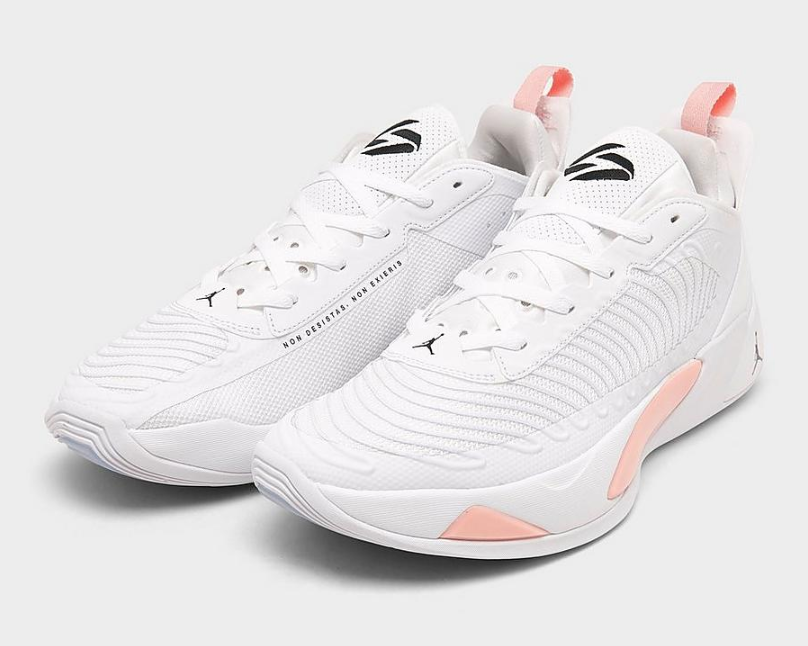 Nike Air Jordan Luka 1 White Black Bleached Coral Basketball