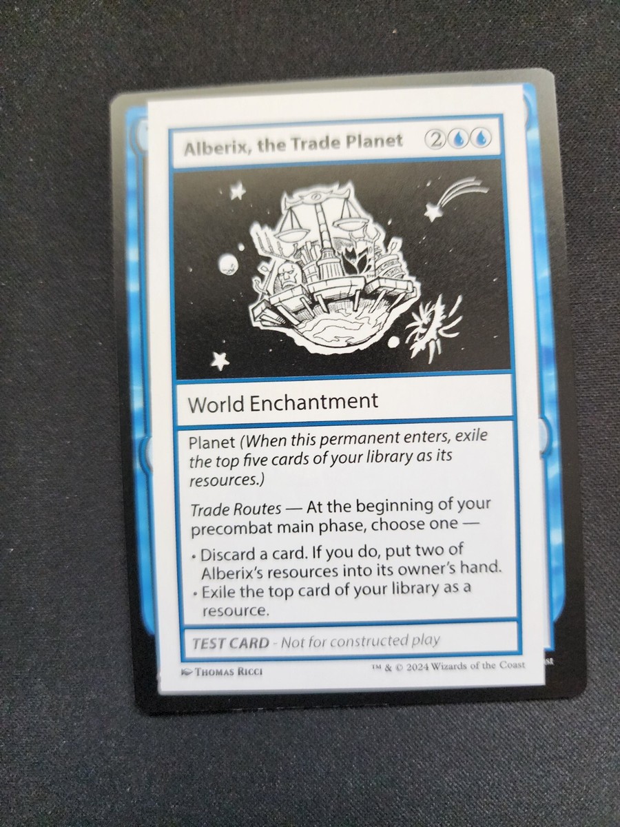 MTG Alberix the Trade Planet x1- Test Card-Mystery Booster 2-Near