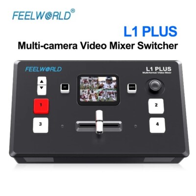 Feelworld LIVEPRO L1 PLUS 4K Multi-Camera Video Mixer Switcher USB