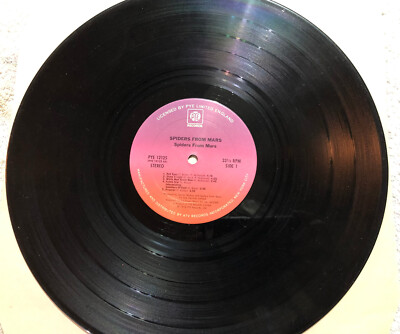 SPIDERS FROM MARS (LP) Self-titled. (Bowie's band) 1976. PYE 12125