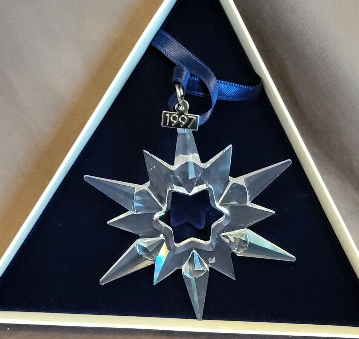 Swarovski 1997 Holiday Ornament ~ Crystal Snowflake | eBay