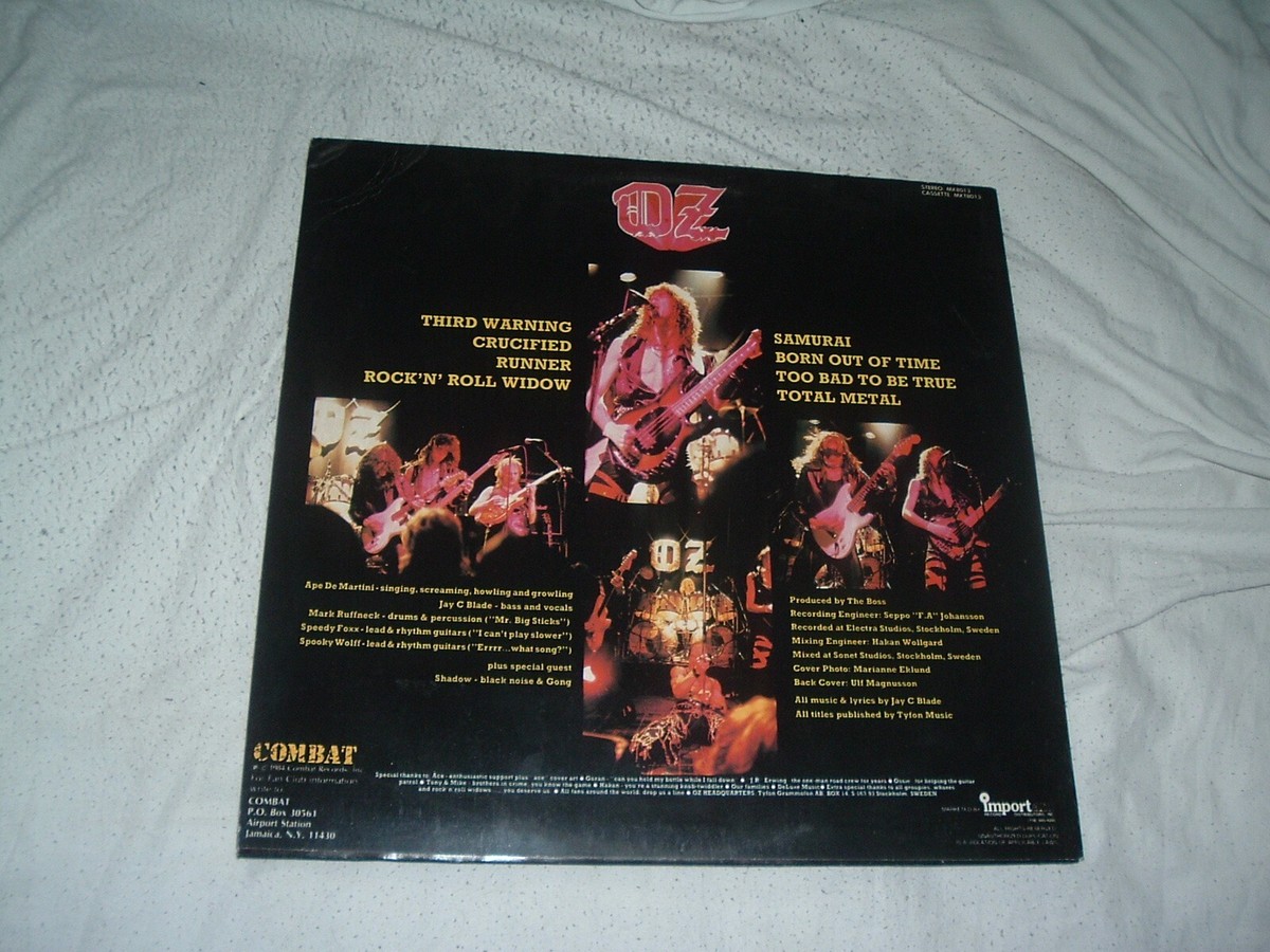OZ III Warning '84 ORIGINAL US GREEN label 1st press LP | eBay