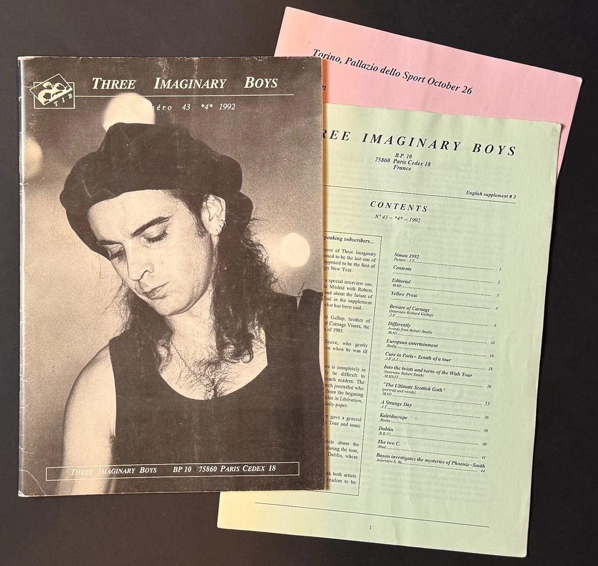 Original The Cure Memorabilia for sale | eBay