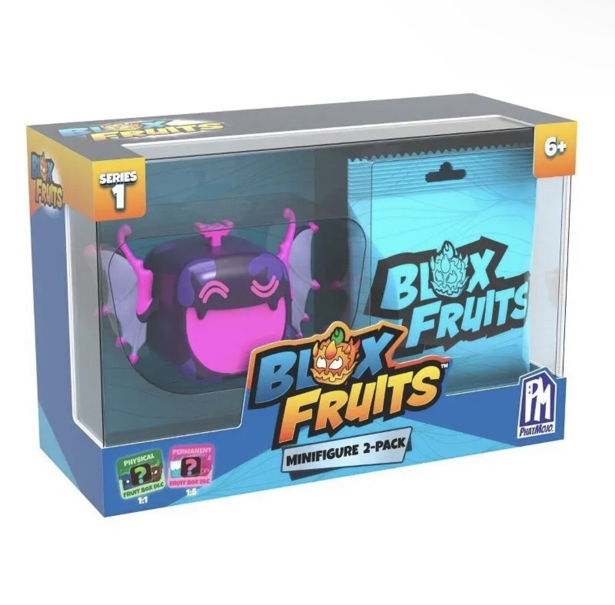 Blox Fruits Mystery Mini Figure 2 Pack with Roblox DLC Codes New