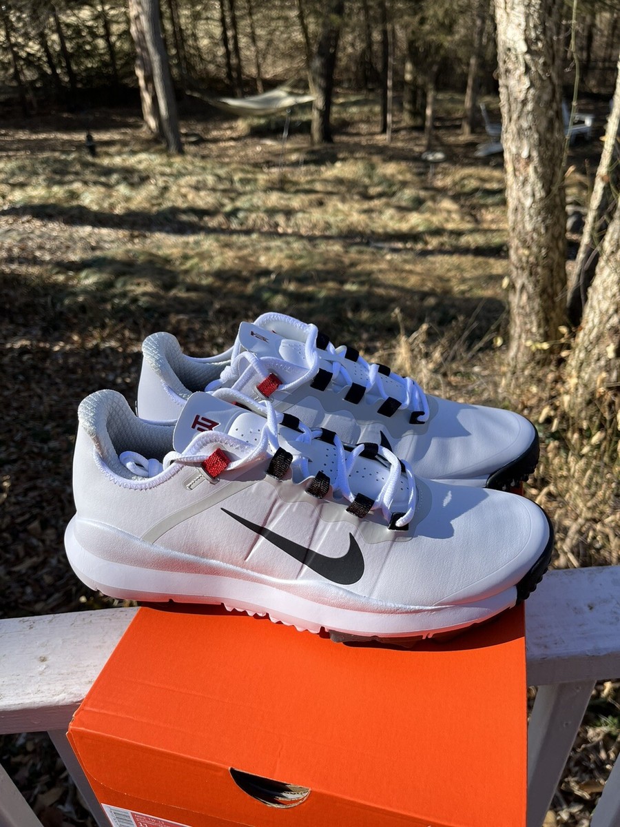 Nike Tiger Woods Retro TW '13 Golf Shoes Size 11 White Black Red