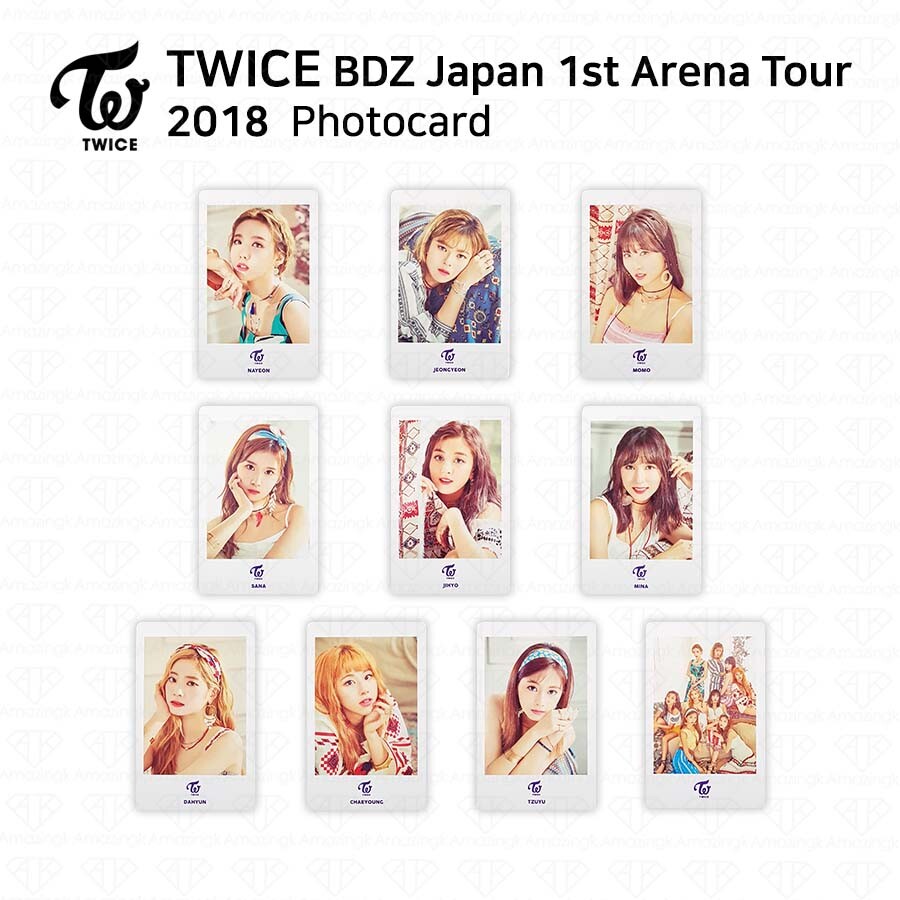 TWICE BDZ Japan 1st Arena Tour 2018 Photocard Photo Card KPOP K