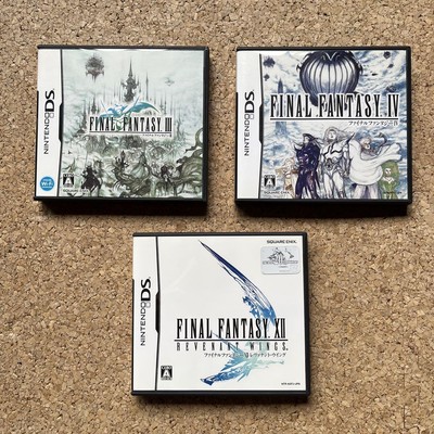 Nintendo DS Final Fantasy III. IV. XII. | eBay