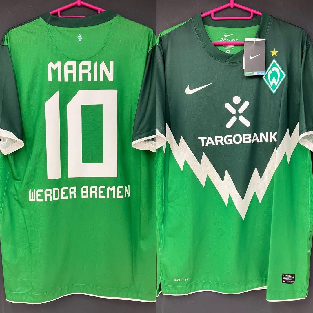 Werder Bremen 10/11 Aaron Hunt #7 Official Nike Jersey Size S NEW