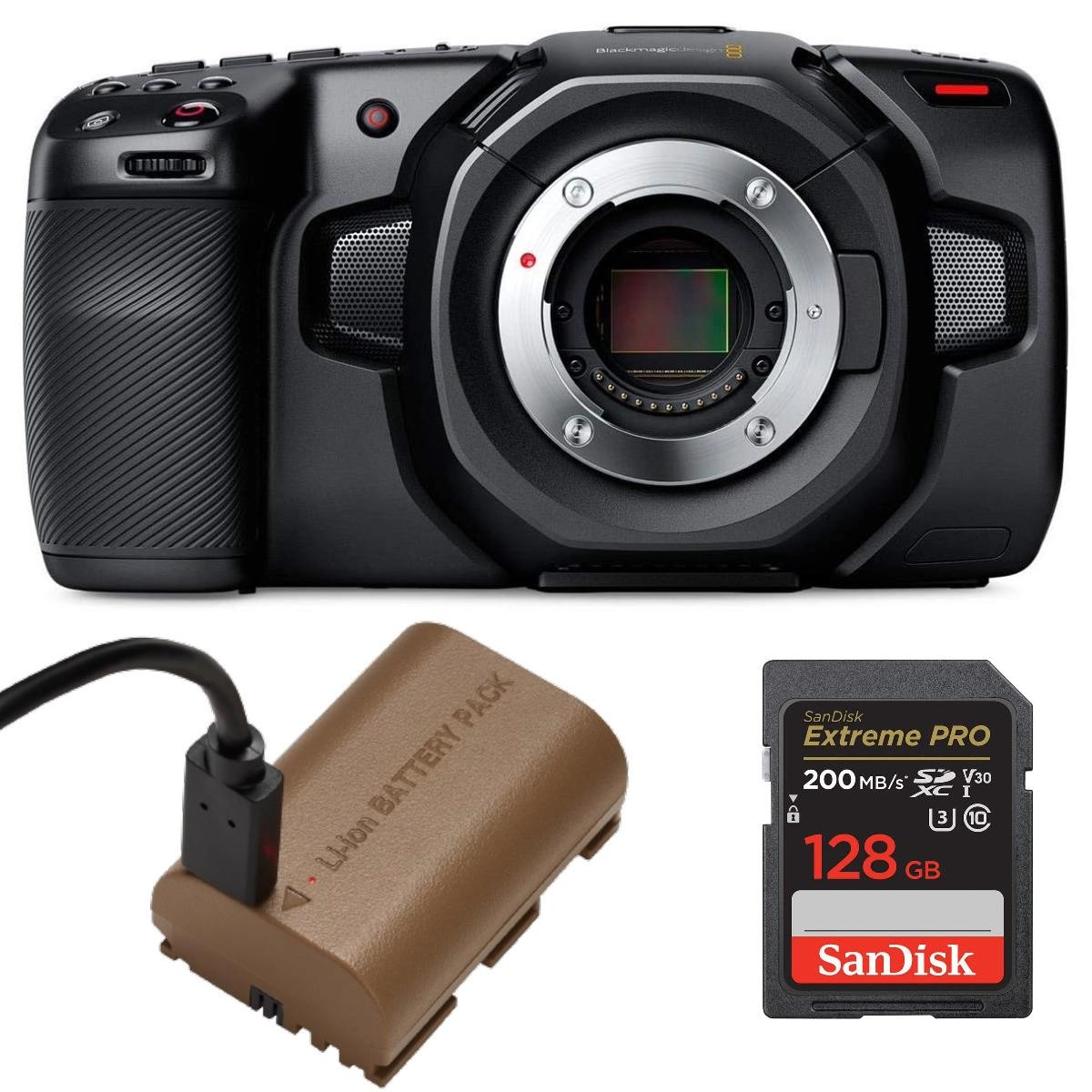Blackmagic Design Pocket Cinema Camera 4K - Bundled With SanDisk