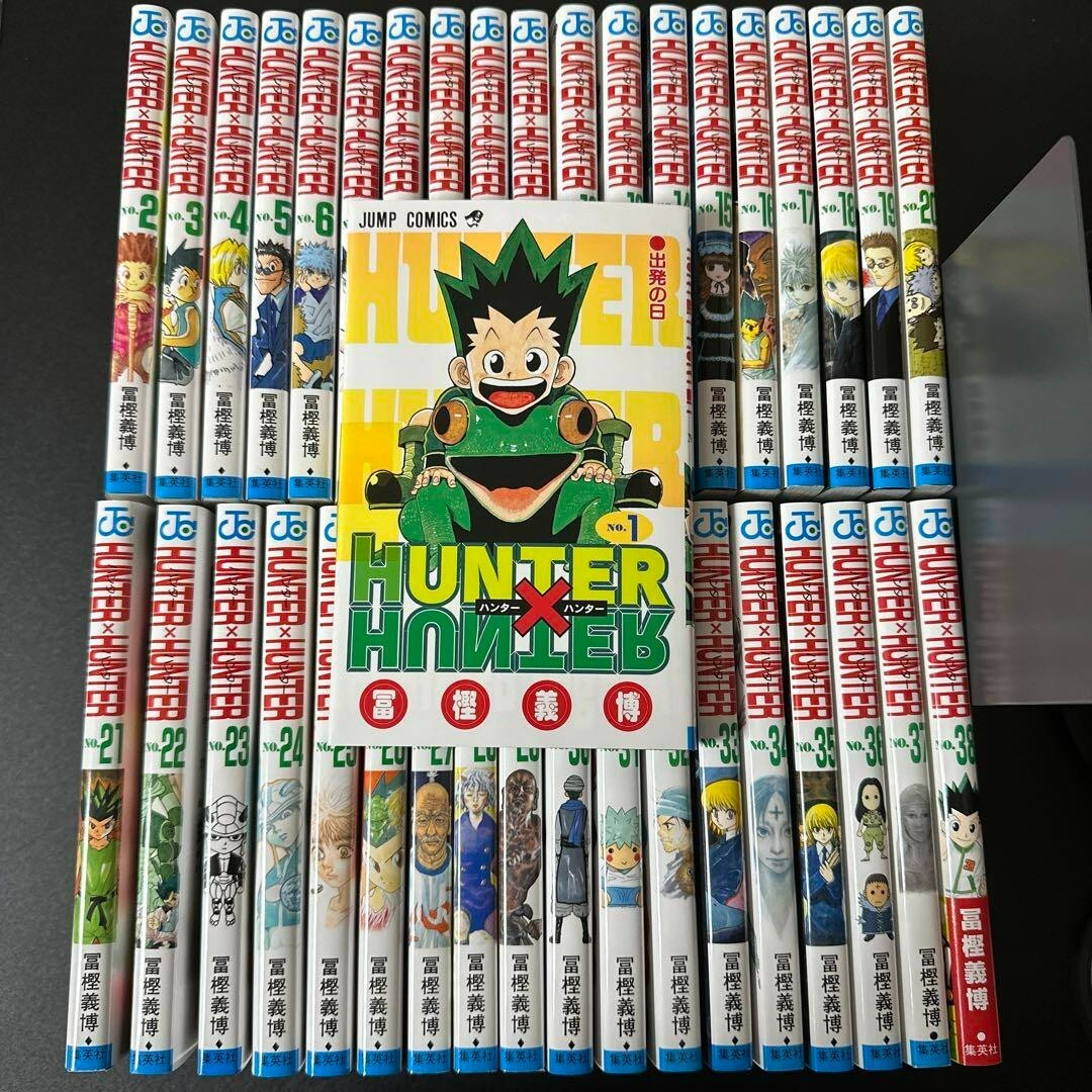 FULL Set of Hunter x Hunter Manga Volumes 1-38 by Yoshihiro