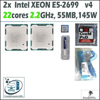 Dell Precision T7810, T7910 CPU/XEON CPU upgrade kit up to E5-2699