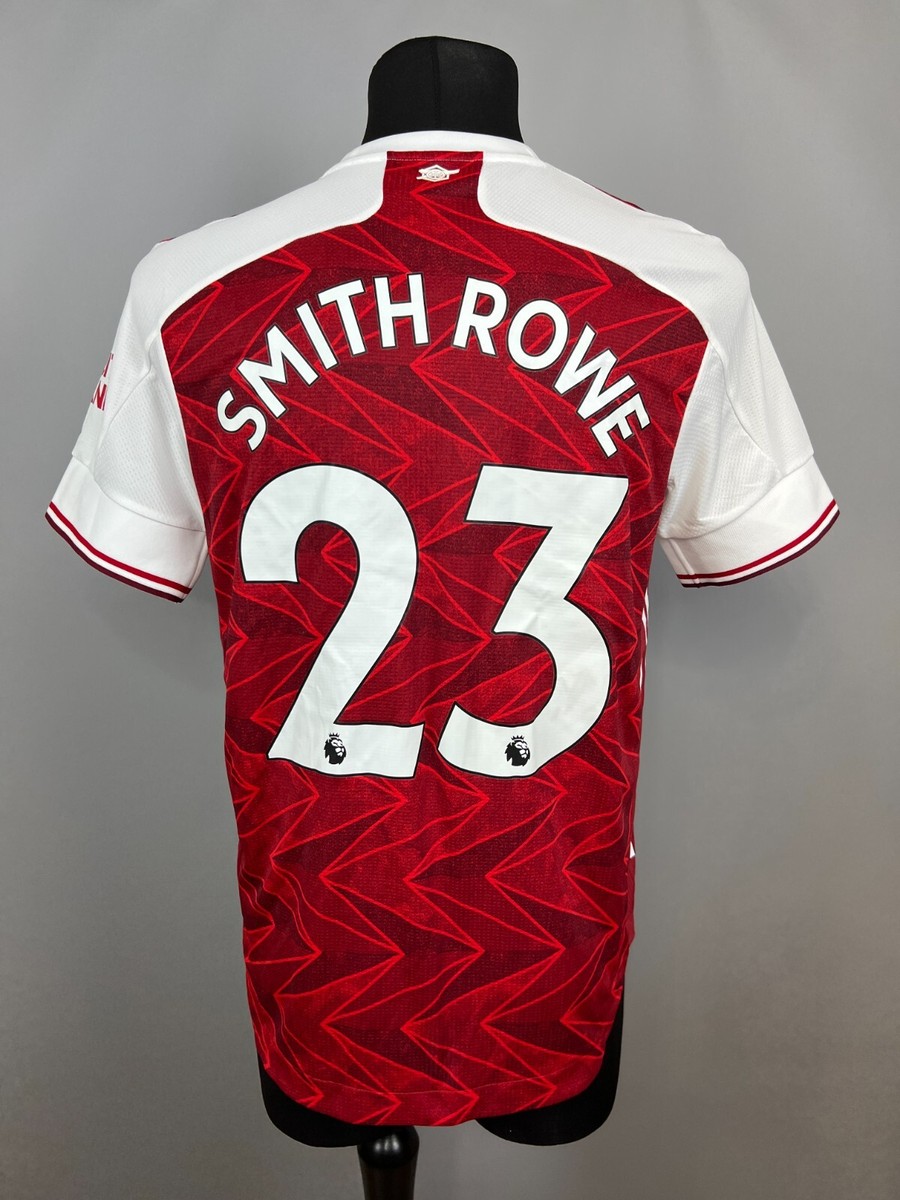 ARSENAL 2020 2021 SMITH ROWE HOME SHIRT PLAYER ISSUE FOOTBALL