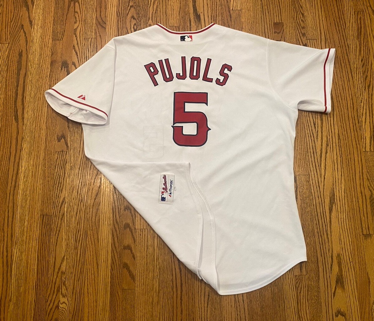 Los Angeles Angels Albert Pujols #5 Majestic Authentic MLB