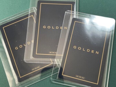 BTS JUNGKOOK Golden JPFC Limited Lucky Draw Official Photocard