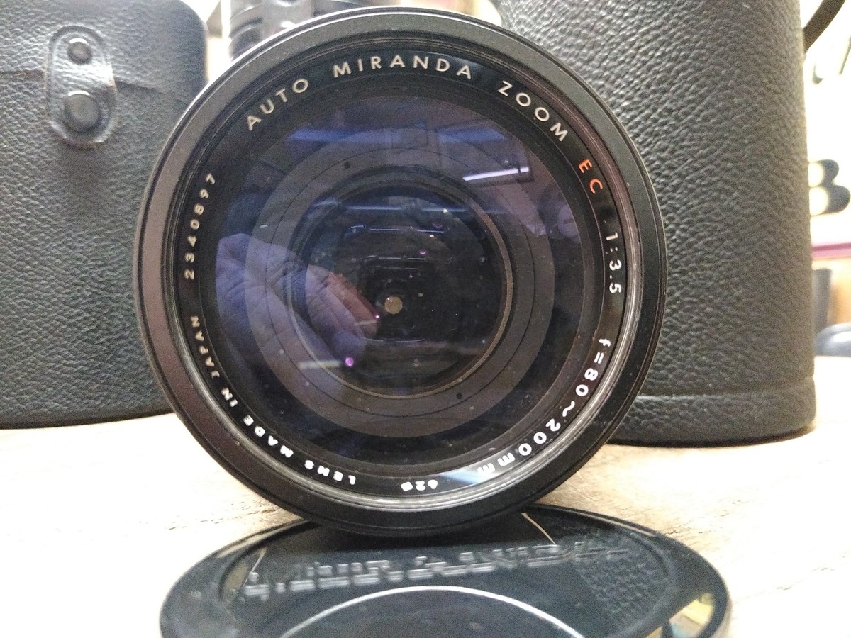 Vtg Auto Miranda Zoom Camera Lens 1:3.5 f 80 200mm 1:3.5 w/Case