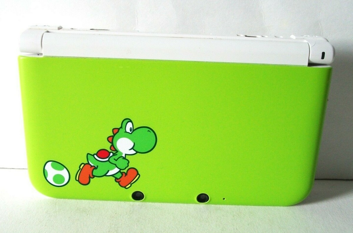Nintendo 3DS XL Yoshi Lime Green Console Damage Limited Edition