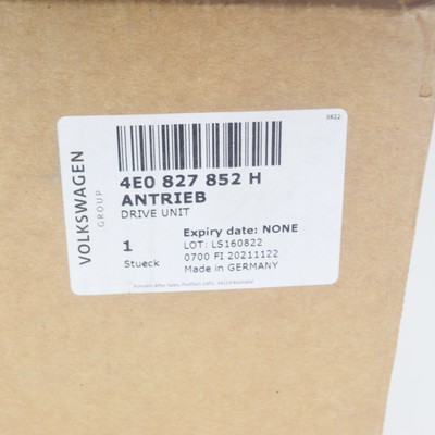 AUDI A8 D3 4E Rear Trunk Lid Closure Motor 4E0827852H NEW GENUINE