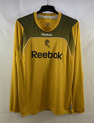 Bolton Wanderers L/S Away Football Shirt 2008/09 Adults XL Reebok