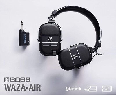 Boss WAZA-AIR Bluetooth Wireless Guitar Headphone System Japan NEW