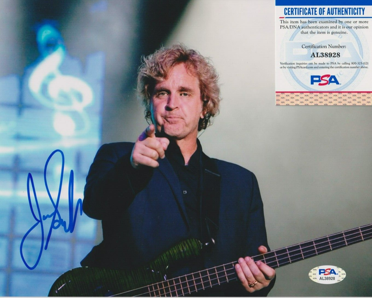 JASON SCHEFF Legendary Band CHICAGO Signed Picture 8x10 Photo