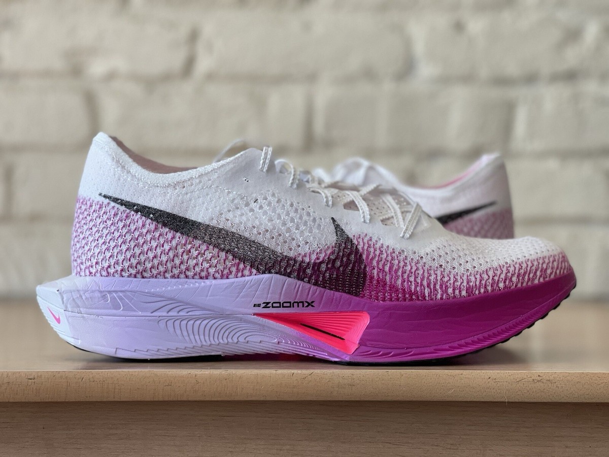 Nike Zoomx Vaporfly Next% 3 White/Black-Vivid Purple Running Men