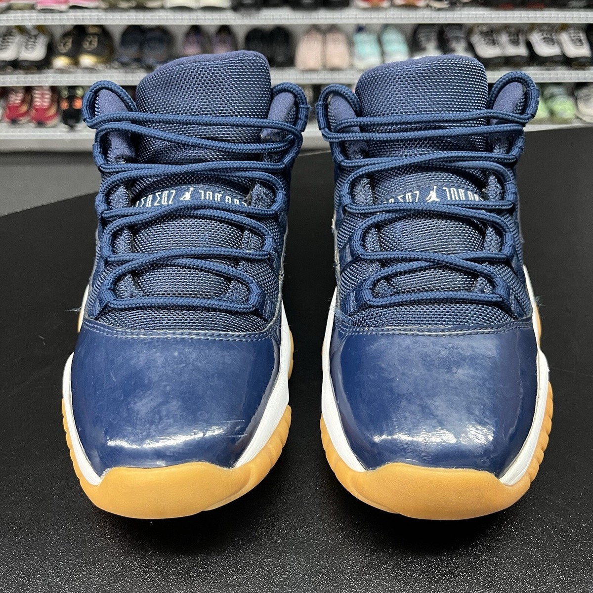 Nike Air Jordan 11 Retro Low Midnight Navy GS 528896-405 Youth