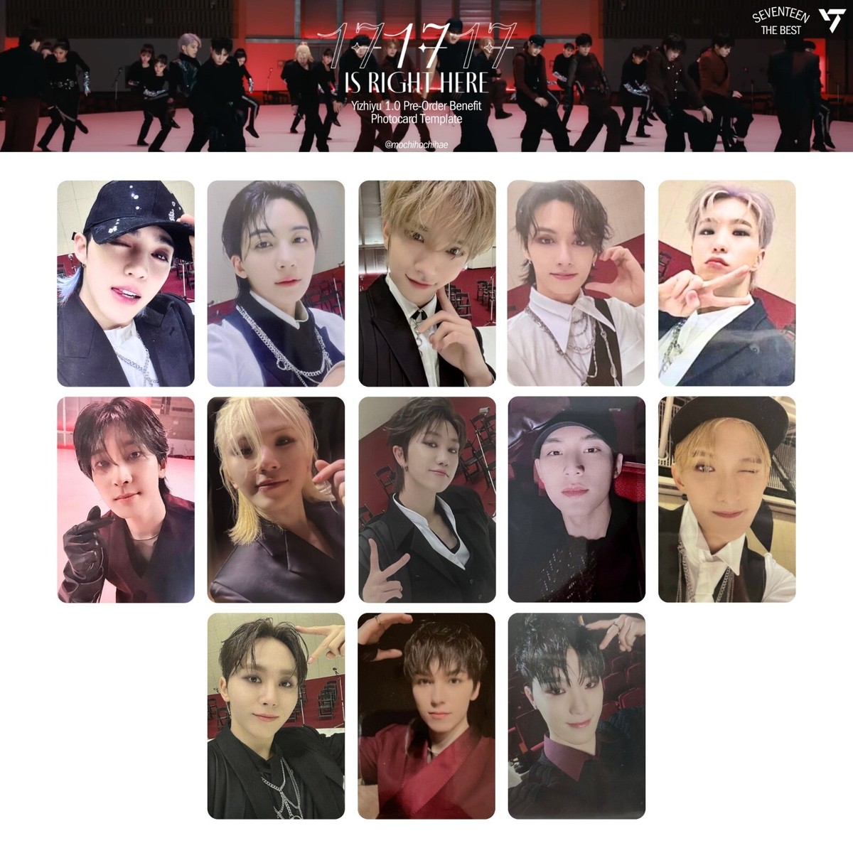 SEVENTEEN best album 17 IS RIGHT HERE YZY yizhiyu 1.0 POB