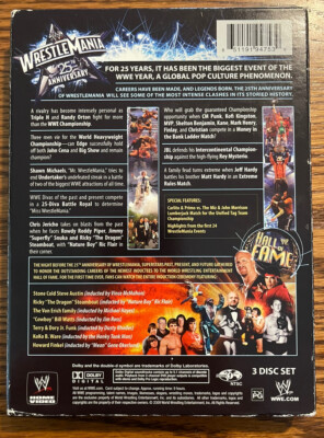 Wrestlemania XXV 25th Anniversary [DVD 3 Disc Set, 2009] WWE WWF