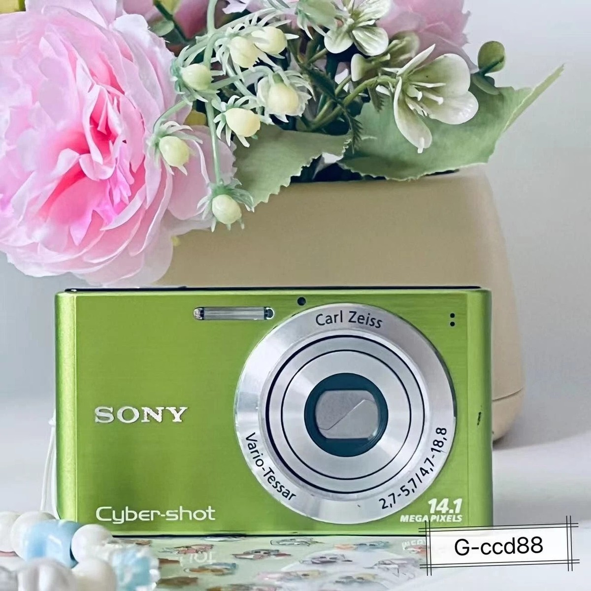 SONY DSC-W320 Digital Camera Cyber-shot 14.1 MP 3.0x Zoom 85% new