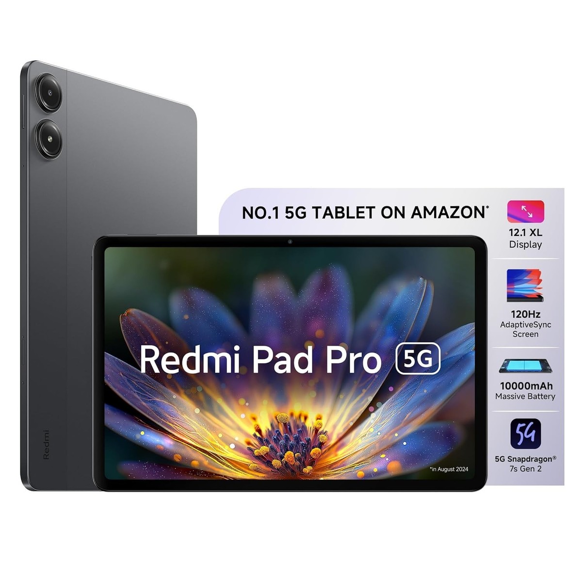 REDMI Pad Pro 5G 8 GB RAM 128 GB ROM 12.1 inch with Wi-Fi+5G