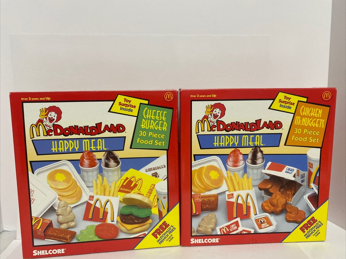 Shelcore McDonald's Cheeseburger & Chicken McNuggets Happy Meal