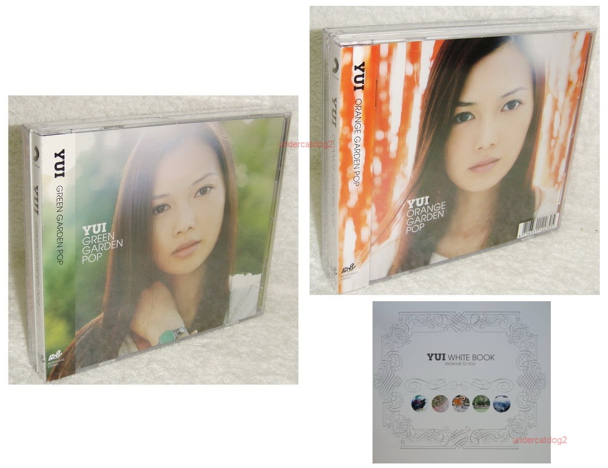 YUI GREEN +ORANGE GARDEN POP Taiwan 2-CD +promo White book | eBay