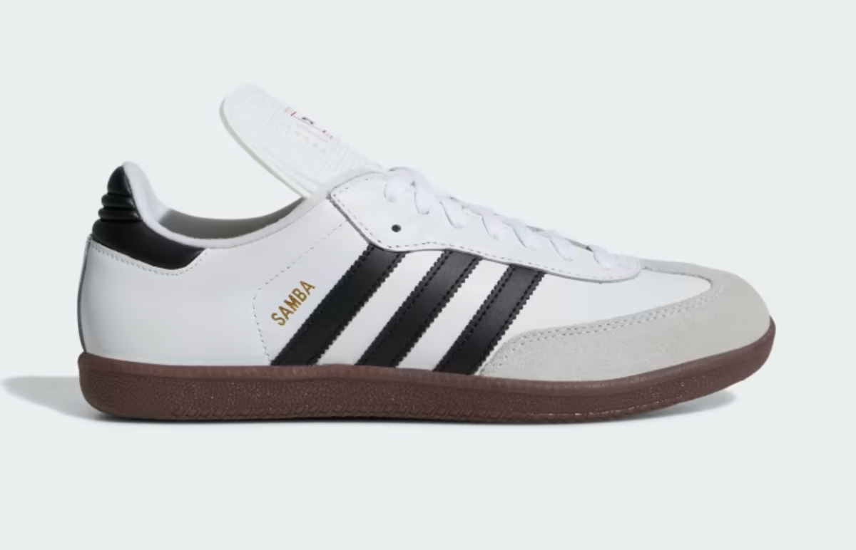 Men's Adidas Samba Classic - White/Black/White - [772109] - Size