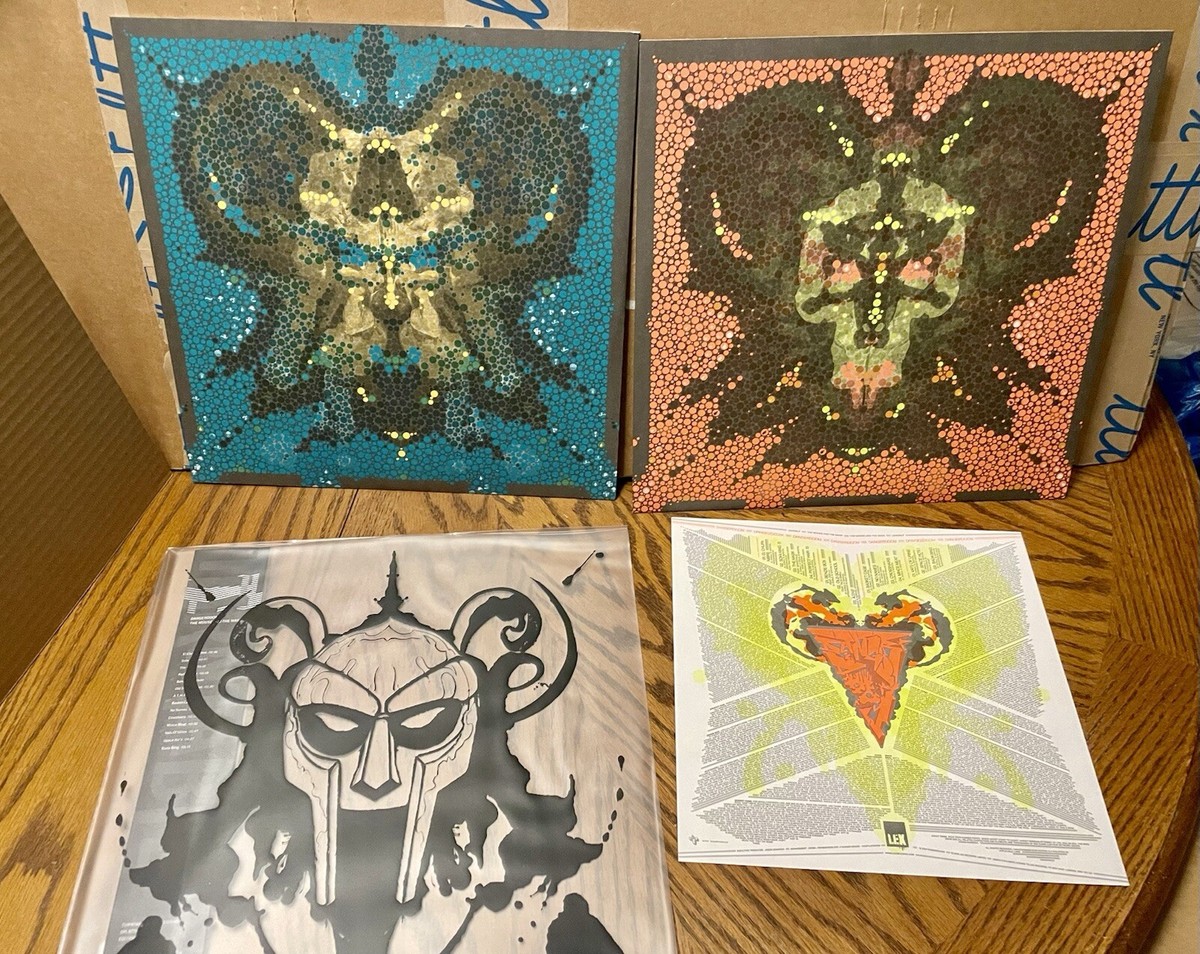MF DOOM DANGERDOOM The Mouse & The Mask Blue Yellow Splatter TTL