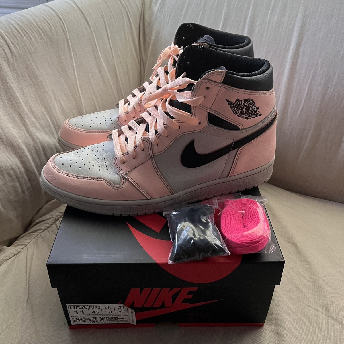 Nike Air Jordan 1 SB NYC TO PARIS Size 11 Upper Layer Removed