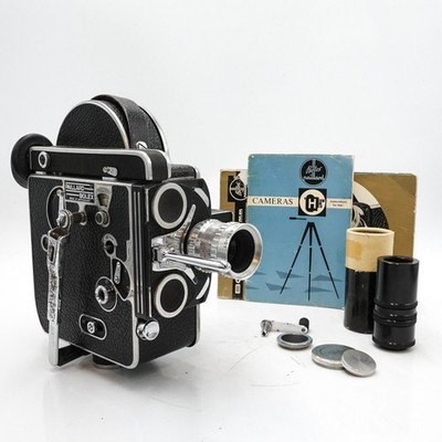 Paillard Bolex H16 Reflex 16mm Cine Film Camera & 25mm f/1.8 Lens