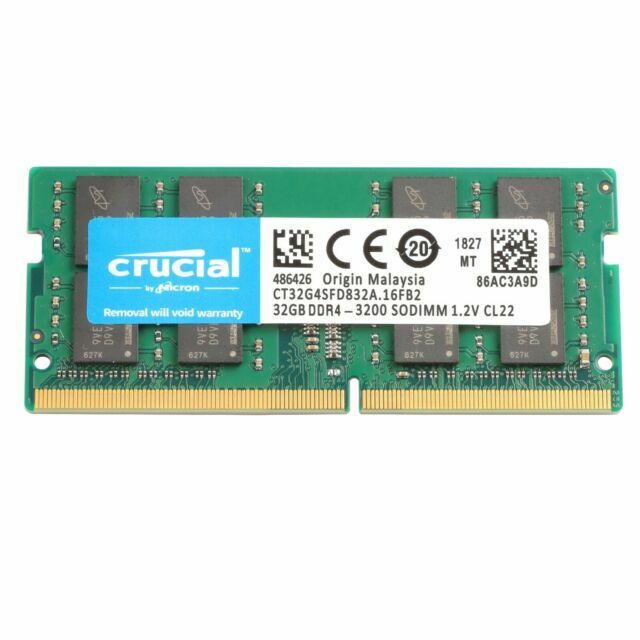 Crucial 32GB DDR4 SDRAM Memory (CT32G4SFD832A) for sale online | eBay