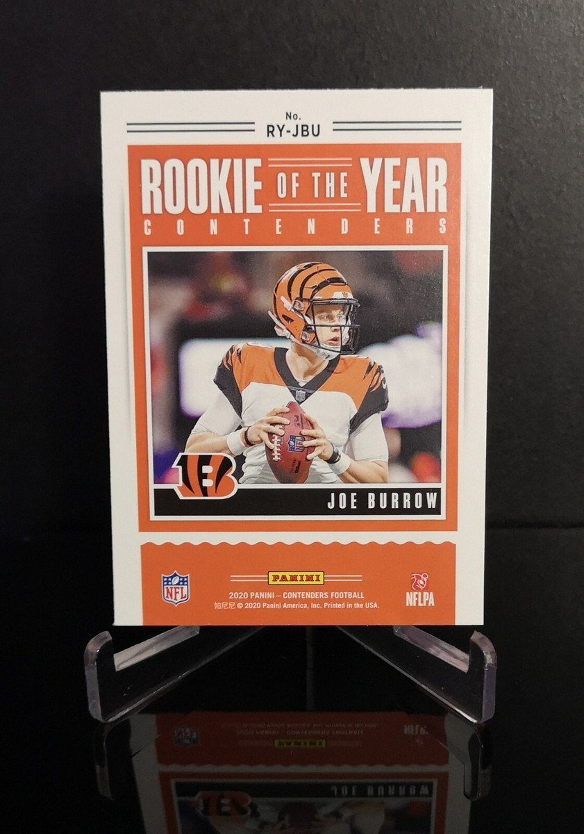 JOE BURROW RC 💥 2020 Panini Contenders Rookie of the Year Insert