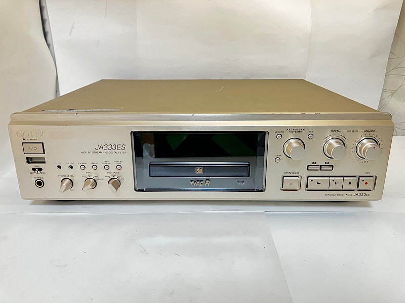 SONY MDS-JA333ES MiniDisc Deck Recorder Read Description Free