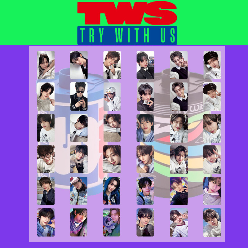 TWS TWS try with meトレカ yzy 一直娛 6枚セツト TRY WITH US 中国